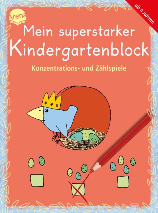 Kniha Mein superstarker Kindergartenblock. Konzentrations- und Zählspiele Lena Roth
