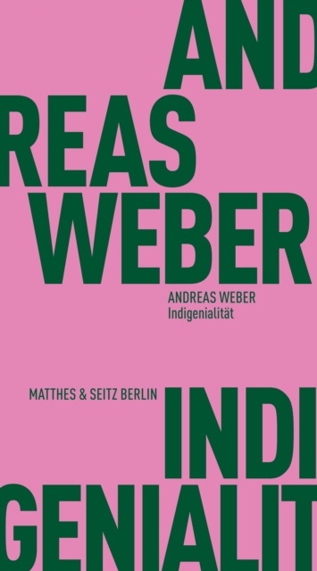E-kniha Indigenialitat Andreas Weber
