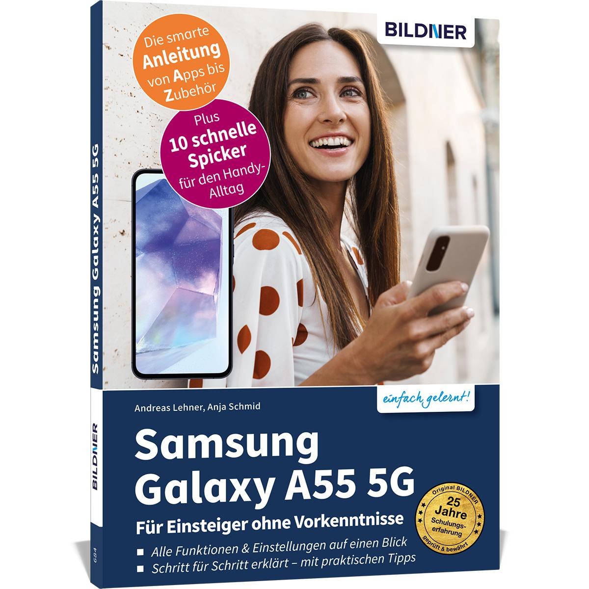 Carte Samsung Galaxy A55 - Für Einsteiger ohne Vorkenntnisse 