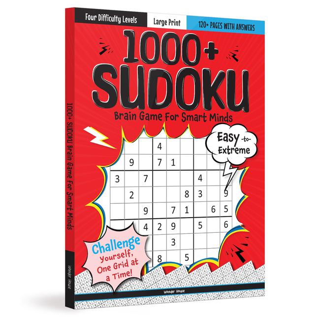 Kniha 1000 + Sudoku Brain Games for Smart Minds 