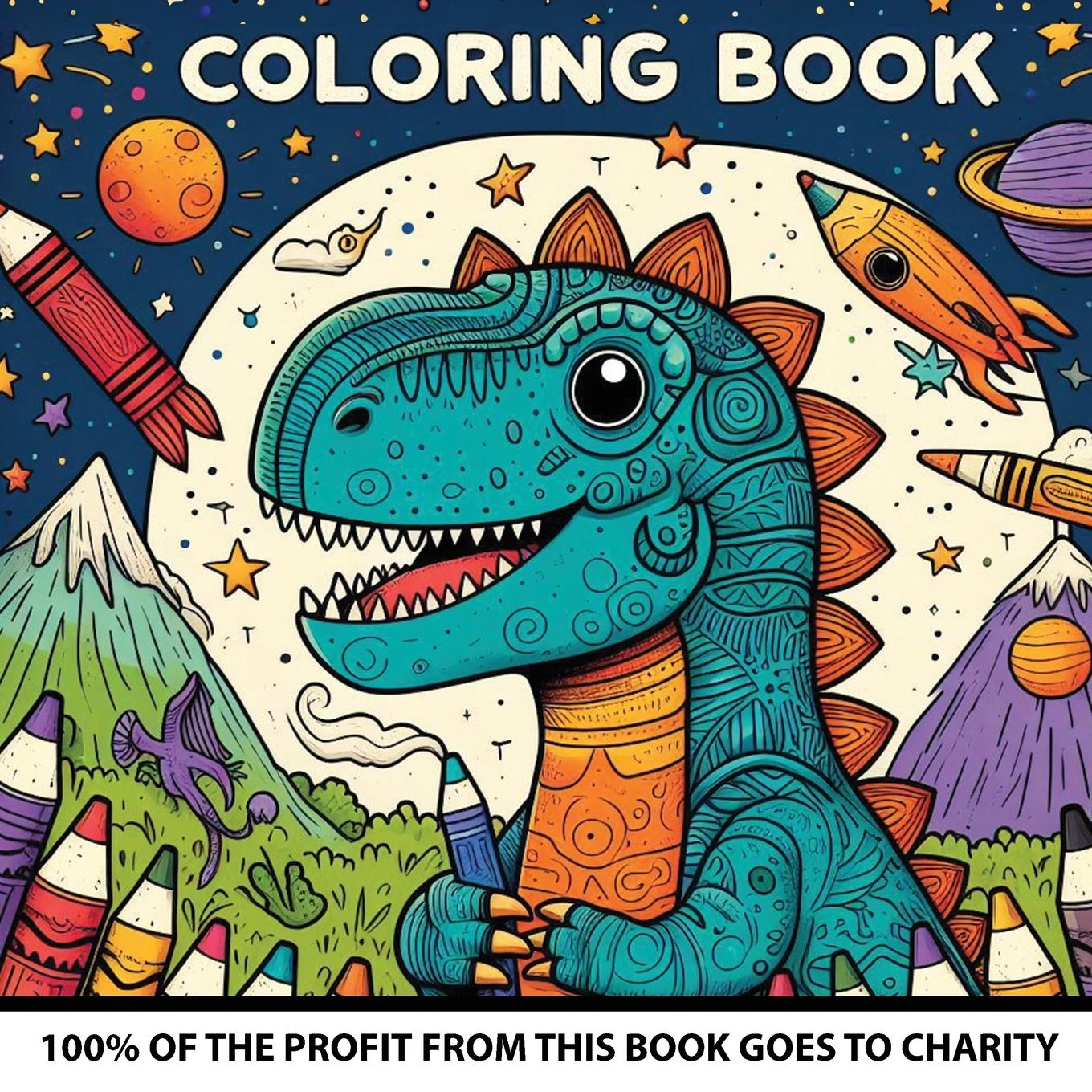 Книга Dinosaur Professions Coloring Book 