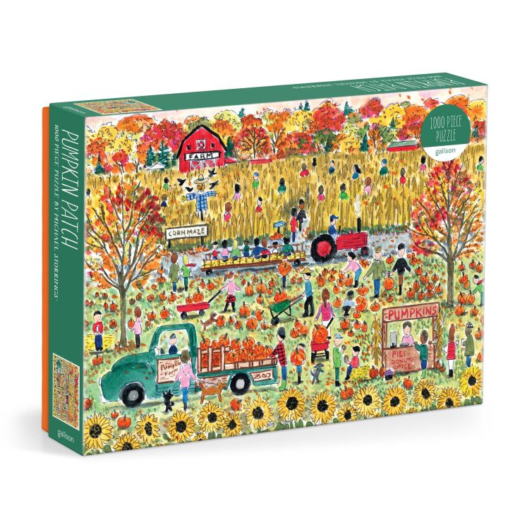 Book Michael Storrings Pumpkin Patch 1000 Piece Puzzle Galison