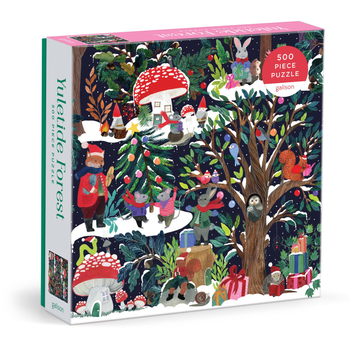 Книга Yuletide Forest 500 Piece Puzzle Galison