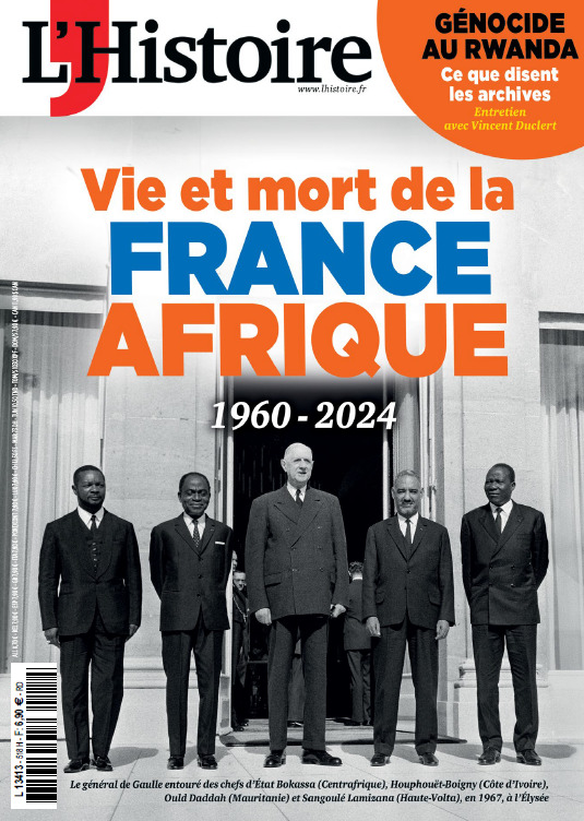 Könyv L'Histoire n°518 : 1960-2024, Vie et mort de la France-Afrique - Avril 2024 