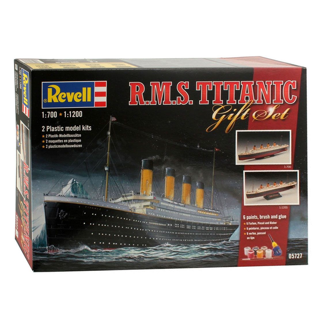 Kniha Zestaw upominkowy RMS Titanic 1:700 i 1:1200. 