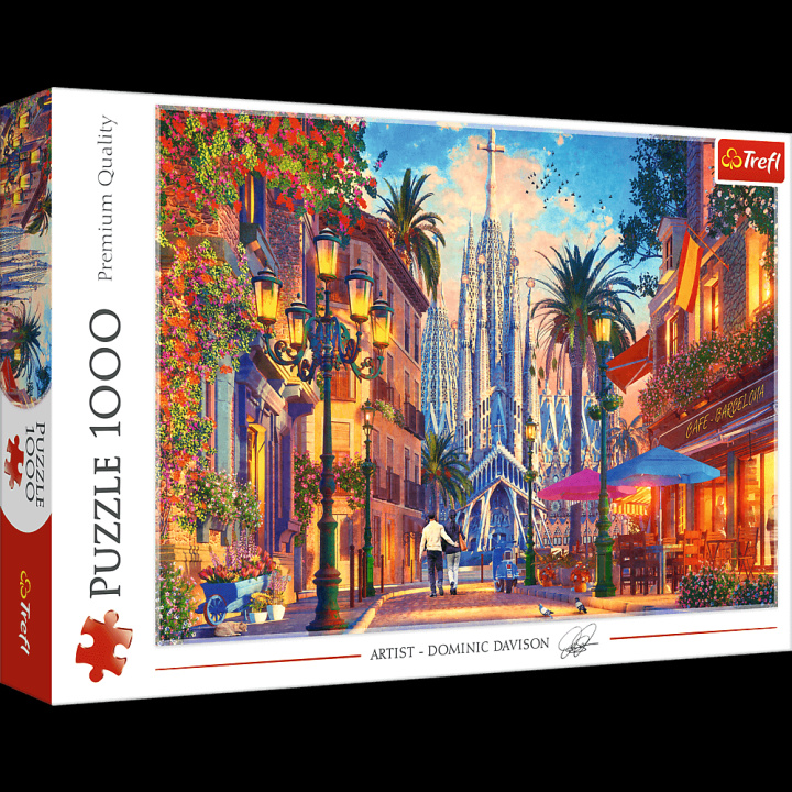 Gra/Zabawka Puzzle 1000el. Barcelona 