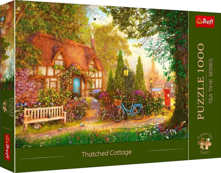 Hra/Hračka Puzzle 1000el. Premium Plus. Tea Time: Domek pod strzechą 