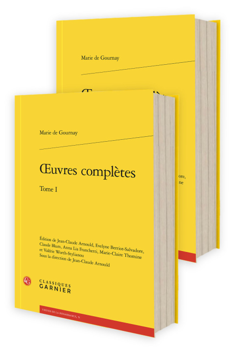 Knjiga Oeuvres complètes Gournay marie de