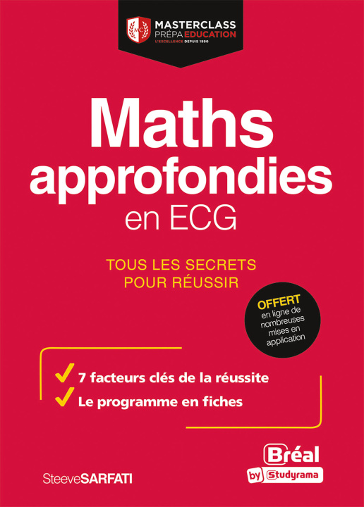 Kniha Maths approfondies en ECG Sarfati