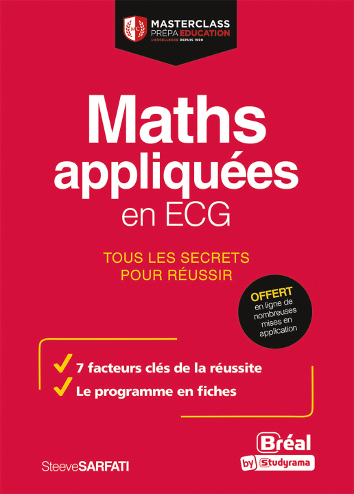 Kniha Maths appliquées en ECG Sarfati