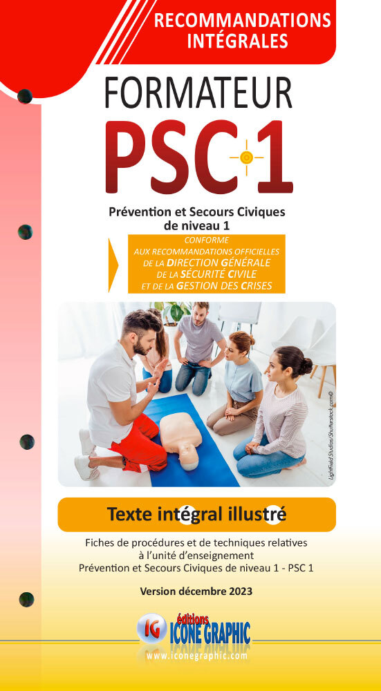 Kniha Fiches illustrées des "Recommandations intégrales 2023 du formateur PSC1" Icone Graphic Collectif