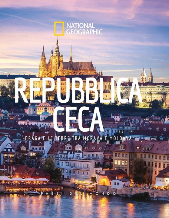 Carte Repubblica Ceca. Praga e le terre tra Moldava e Morava. Paesi del mondo 
