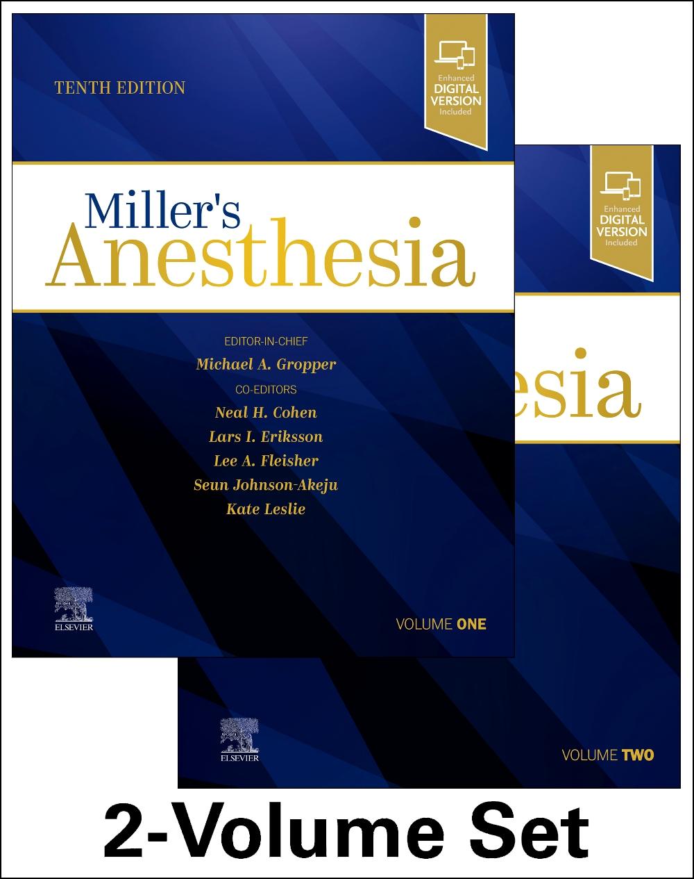 Livro Miller's Anesthesia, 2-Volume Set Michael A. Gropper