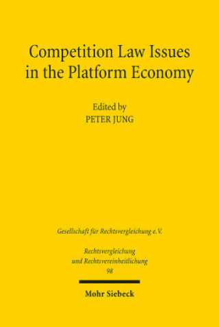 Kniha Competition Law Issues in the Platform Economy Peter Jung