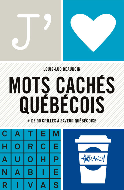 Carte J'aime - Mots cachés québécois Beaudoin