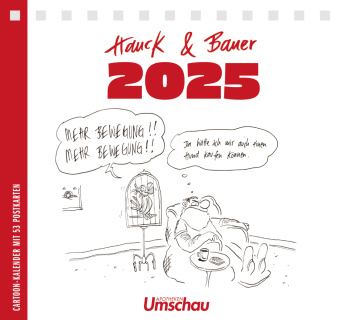 Kalendarz/Pamiętnik Hauck & Bauer Postkartenkalender 2025 Dominik Bauer