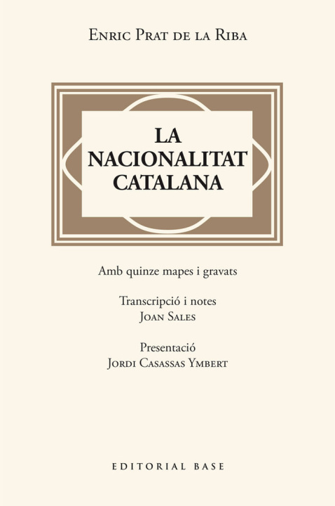 Carte La nacionalitat catalana PRAT DE LA RIBA