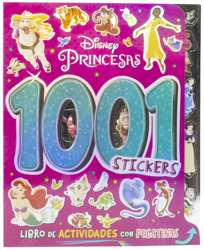 Carte Princesas. 1001 stickers Disney
