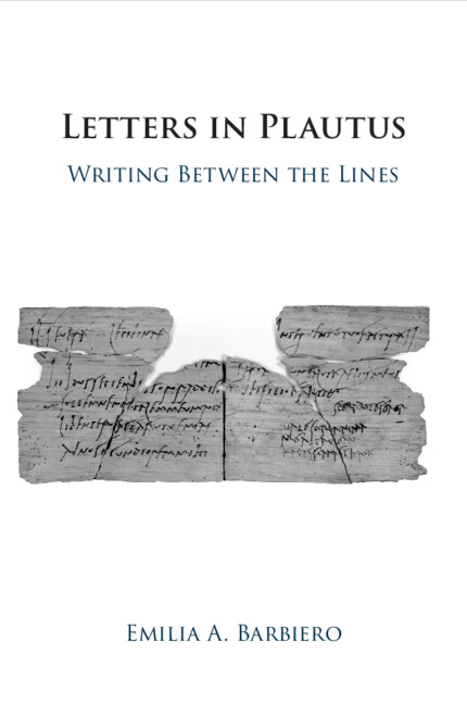 Knjiga Letters in Plautus Emilia A. Barbiero