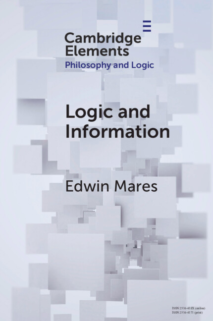 Book Logic and Information Edwin Mares