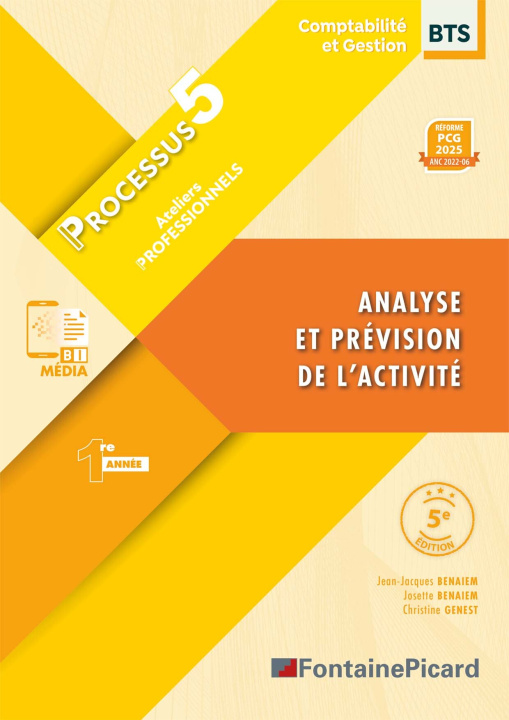 Kniha PROCESSUS 5 BTS1 COMPTABILITE ET GESTION BENAIEM