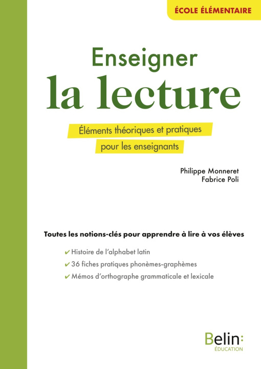 Knjiga Enseigner la lecture Monneret philippe/poli fabrice