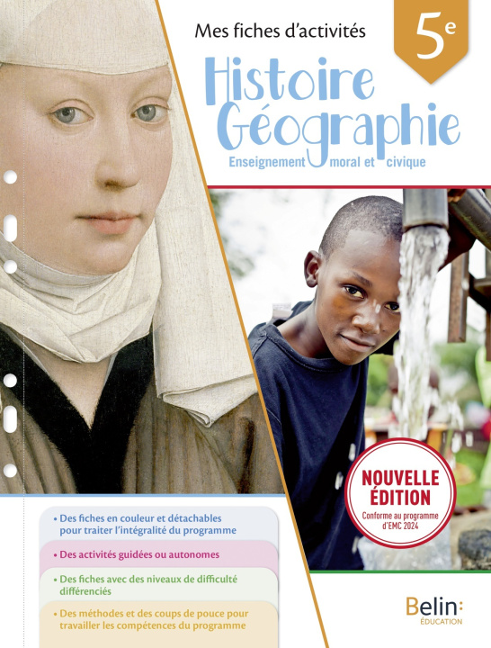 Kniha MES FICHES D'ACTIVITES HISTOIRE GEOGRAPHIE EMC 5E 