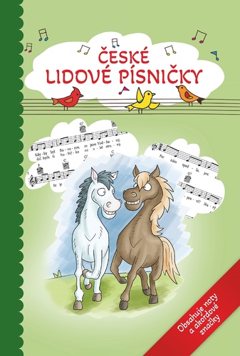 Book České lidové písničky 