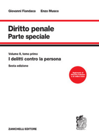 Kniha Diritto penale. Parte speciale Giovanni Fiandaca