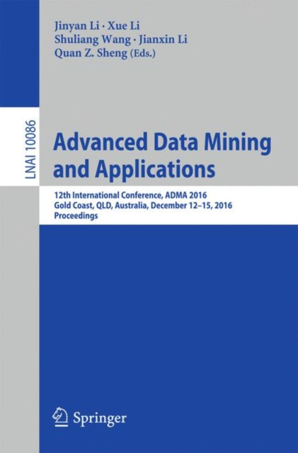 E-book Advanced Data Mining and Applications Jinyan Li