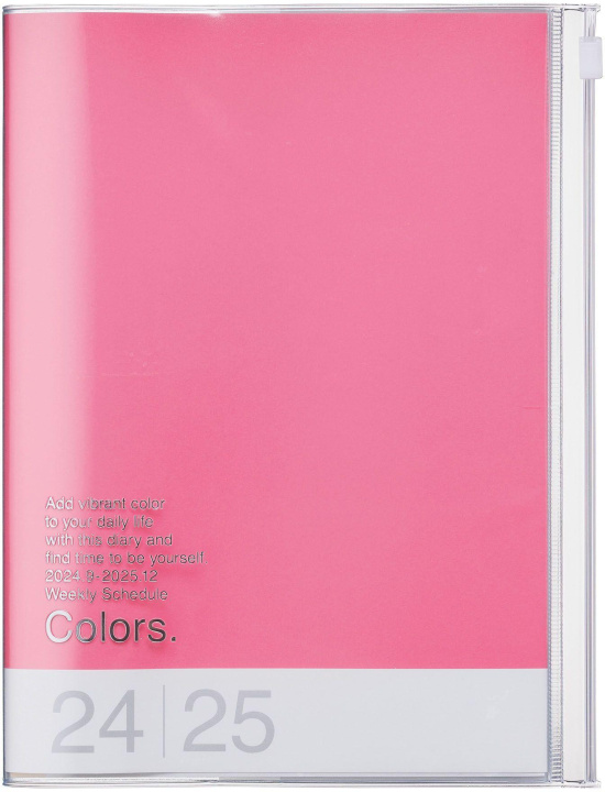 Knjiga MARK'S 2024/2025 Taschenkalender A5 vertikal, COLORS // Pink 