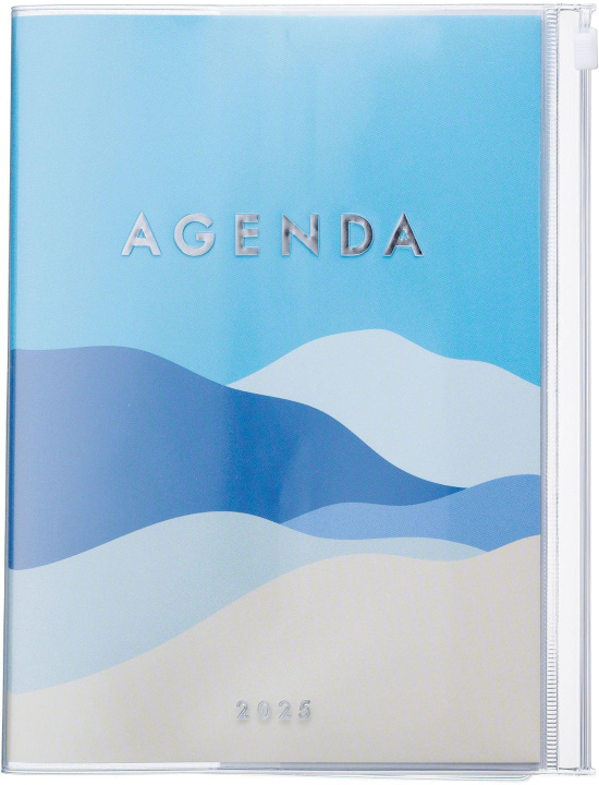 Knjiga MARK'S 2024/2025 Taschenkalender A5 vertikal, Mountain // Blue 