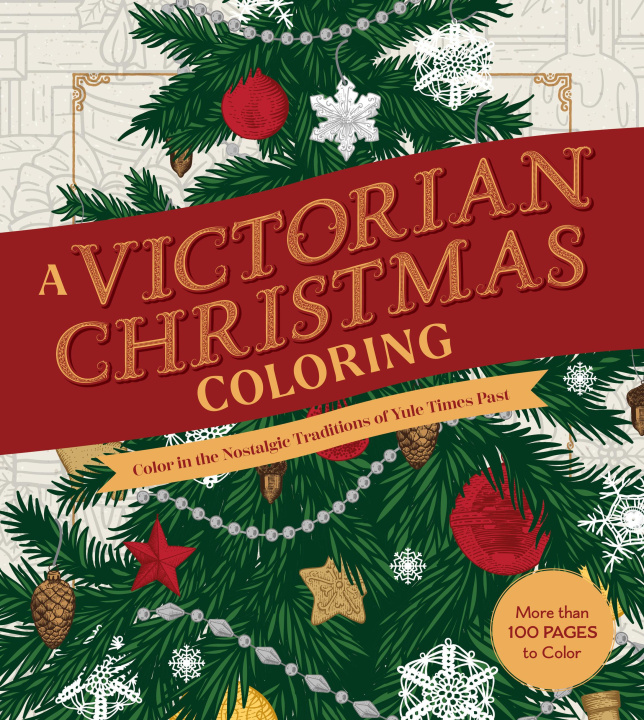 Libro A Victorian Christmas Coloring 