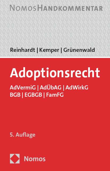 Knjiga Adoptionsrecht Rainer Kemper