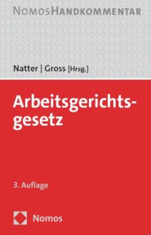 Книга Arbeitsgerichtsgesetz Roland Gross