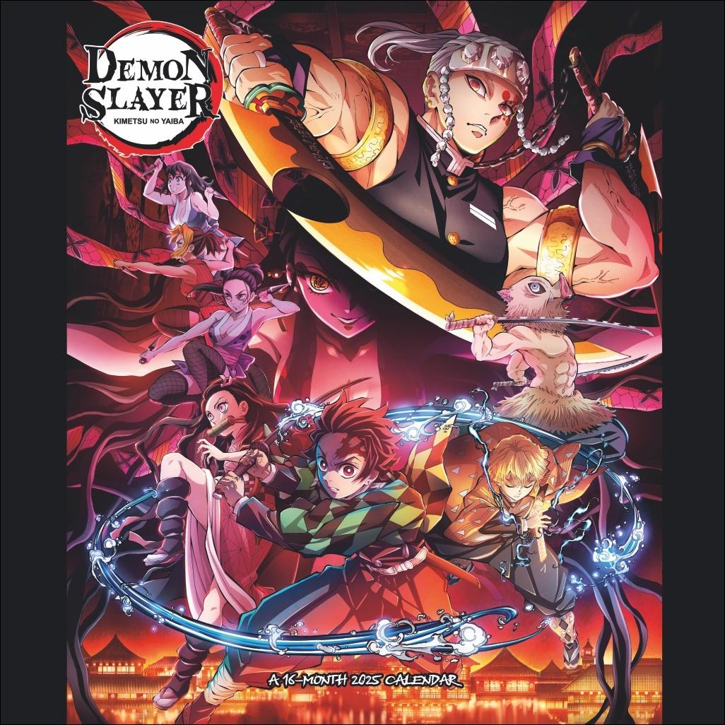 Calendrier/agenda Demon Slayer Broschurkalender 2025 