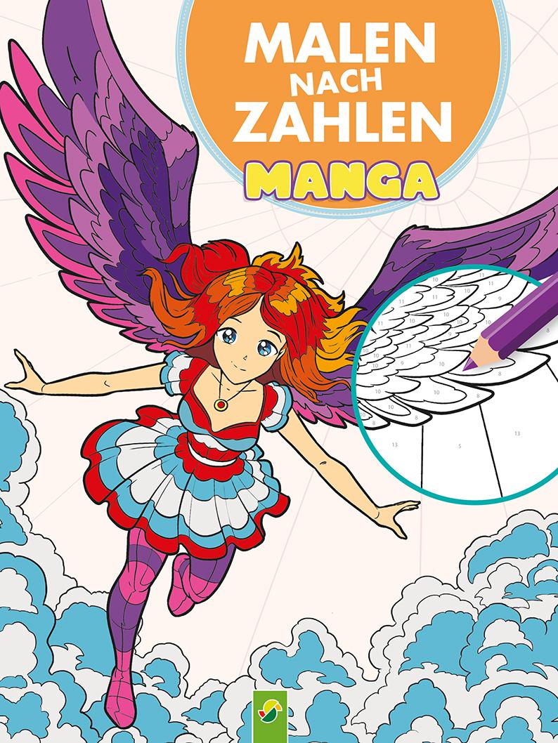 Kniha Malen nach Zahlen Manga Jutta Langer