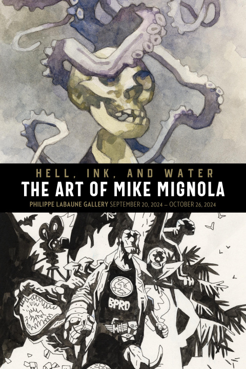 Kniha Hell, Ink, and Water: The Art of Mike Mignola Mike Mignola