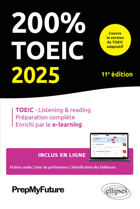 Kniha 200% TOEIC - Listening & reading PREPMYFUTURE