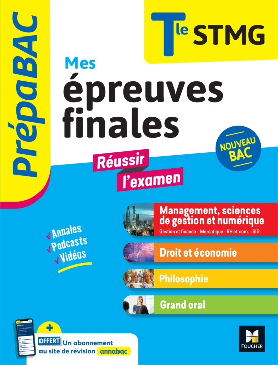 Knjiga Prepabac Terminale STMG_Mes épreuves finales_fiches et annales Laurence Nouger