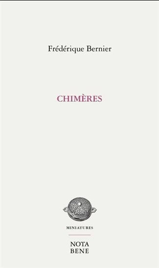 Knjiga CHIMERES BERNIER FREDERIQUE