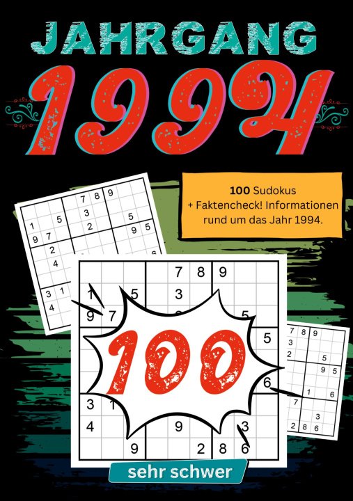Knjiga 1994- Rätselspaß und Zeitreise Sudoku Jahrbücher