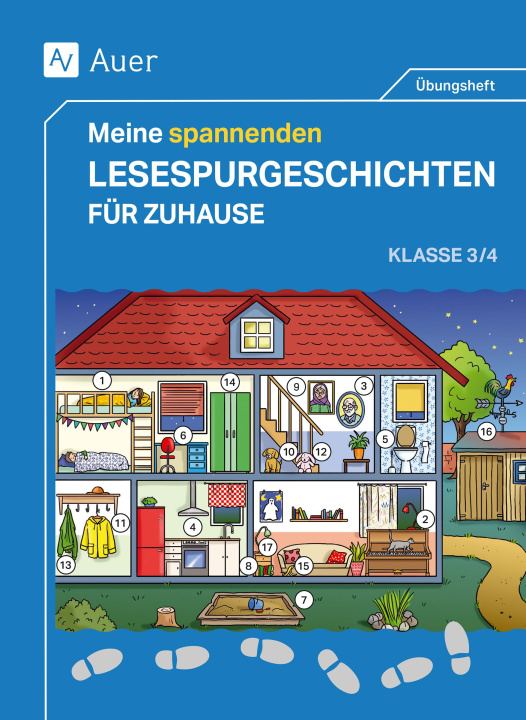 Boek Meine spannenden Lesespurgeschichten für Zuhause Sandra Blomann