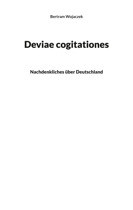 Knjiga Deviae cogitationes Bertram Wojaczek