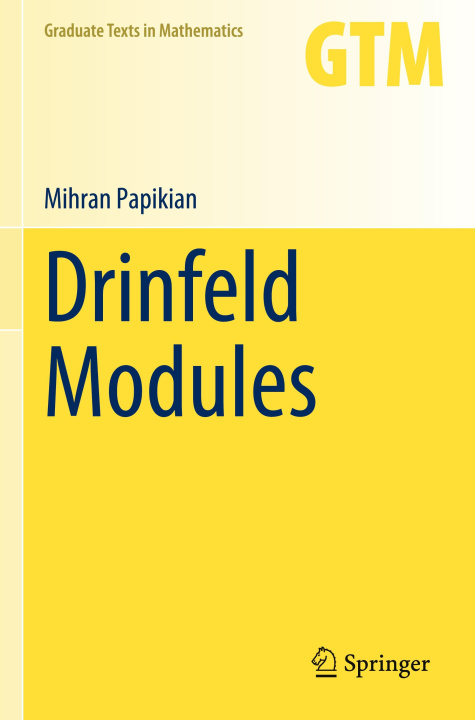 Knjiga Drinfeld Modules Mihran Papikian