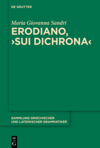 Kniha Erodiano, 'Sui dichrona' Maria Giovanna Sandri