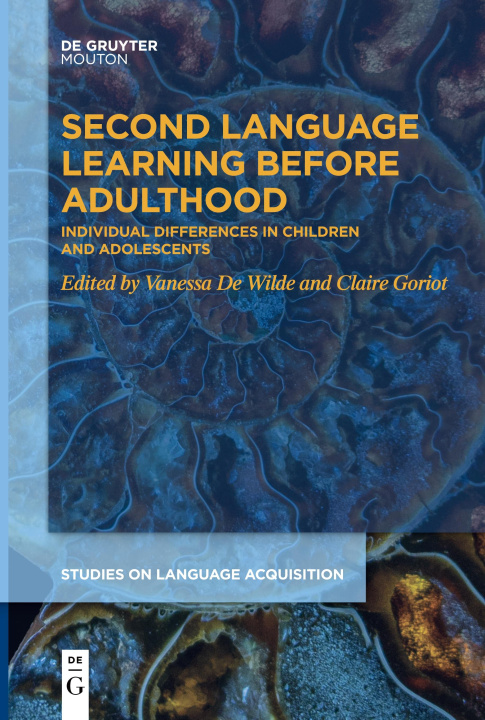 Knjiga Second Language Learning Before Adulthood Vanessa De Wilde