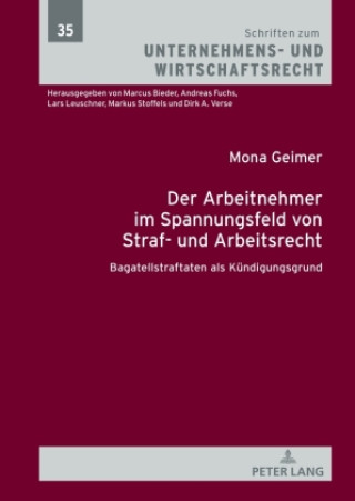 Kniha Der Arbeitnehmer im Spannungsfeld von Straf- und Arbeitsrecht Mona Geimer