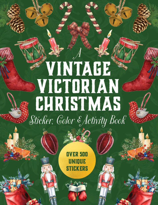 Kniha A Vintage Victorian Christmas Sticker and Activity Book 