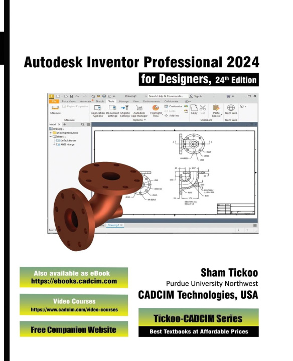 Carte Autodesk Inventor Professional 2024 for Designers, 24th Edition 